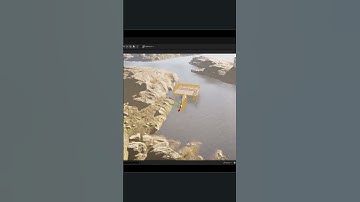 Build a Floating Dock with Spline in Unreal 5.6 #shorts #unrealengine #tutorial #pcg