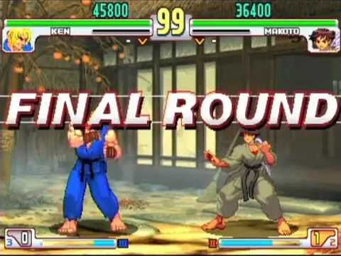 SFIII: 3rd Strike - Ken [Ginji] vs Makoto [Heikichi]