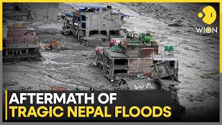 Nepal Flash Floods: Trishuli Riverbed Filled With Debris, Elevated By Almost 20 M | WION
Catastrophic floods triggered by a glacier collapse have devastated Nepal, leaving more than 1,200 people dead and thousands missing. Rescue teams continue a massive search operation as survivors struggle amid widespread destruction and humanitarian crisis.
#nepal #nepalfloods #flashfloodsinnepal #nepalfloodvideo #wion
About Channel:
WION The World is One News examines global issues with in-depth analysis. We provide much more than the news of the day. Our aim is to empower people to explore their world. With our Global headquarters in New Delhi, we bring you news on the hour, by the hour. We deliver information that is not biased. We are journalists who are neutral to the core and non-partisan when it comes to world politics. People are tired of biased reportage and we stand for a globalized united world. So for us, the World is truly One.
Please keep discussions on this channel clean and respectful and refrain from using racist or sexist slurs and personal insults.
Subscribe to our channel at https://goo.gl/JfY3NI
Check out our website: http://www.wionews.com
Join our WhatsApp Channel: https://bit.ly/455YOQ0
Connect with us on our social media handles:
Facebook: https://www.facebook.com/WIONews
Twitter: https://twitter.com/WIONews
Instagram: https://www.instagram.com/wionews/
Follow us on Google News for the latest updates
Zee News:- https://bit.ly/2Ac5G60
Zee Business:- https://bit.ly/36vI2xa
DNA India:- https://bit.ly/2ZDuLRY
WION: https://bit.ly/3gnDb5J
Zee News Apps: https://bit.ly/ZeeNewsApps Nepal Flash Floods: Trishuli Riverbed Filled With Debris, Elevated By Almost 20 M | WION