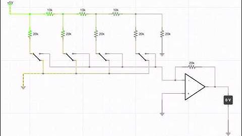 R2R Digital to Analog Circuit Operation