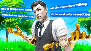 I Tried Making The CLEANEST OVEREDIT, But Let My Subscribers Choose ALL Effects! (FUNNY)