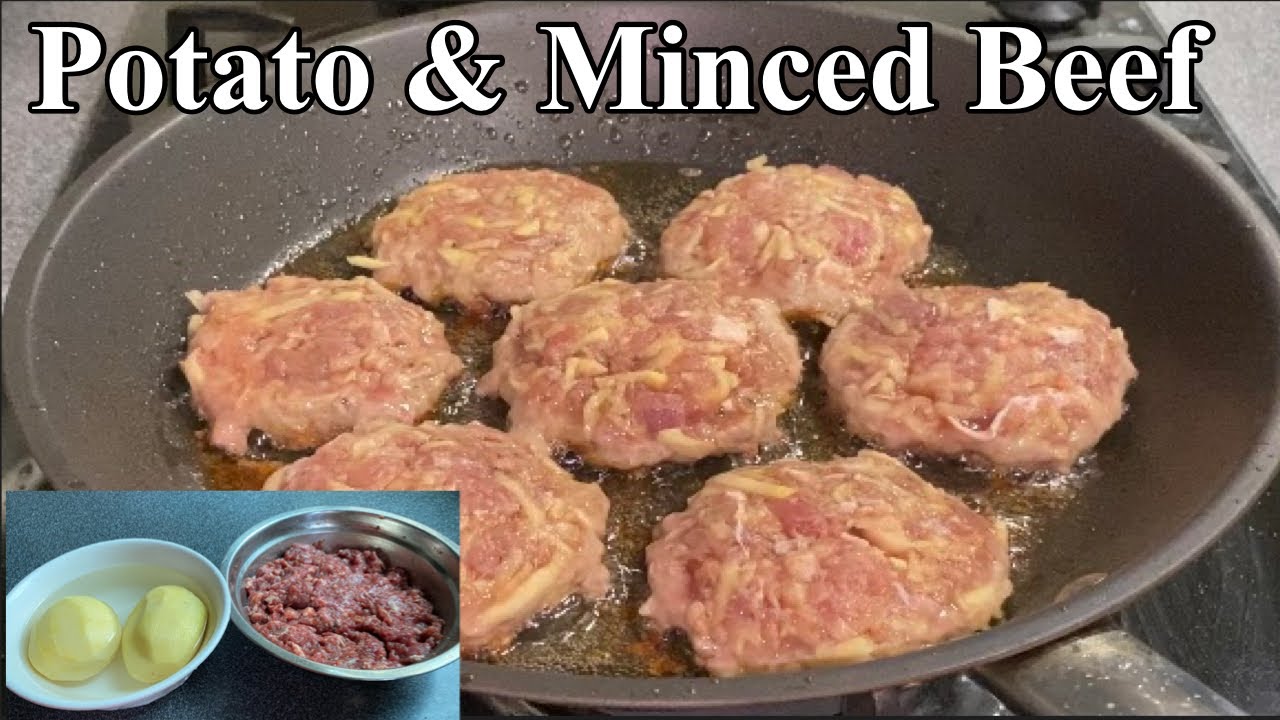 POTATO & MINCED BEEF TURNED INTO PATTIES MUST TRY YOU WILL LOVE IT 😍