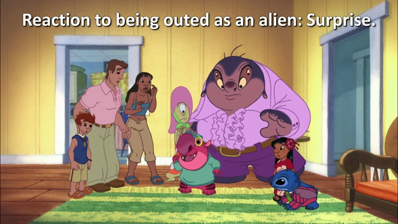 Pleakley being transgender for 8 and a half minutes