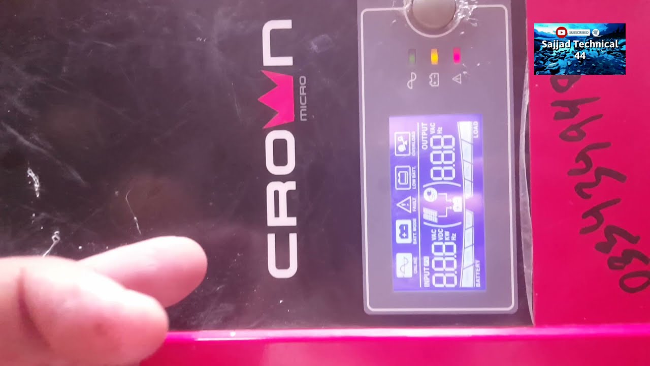 CROWN RICCO battery low section fault. tips and tricks about battery low section.