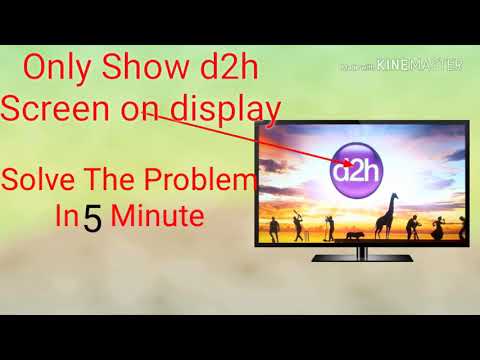 How to repair videocon d2h set top box||Only Show d2h on screen|| Hindi