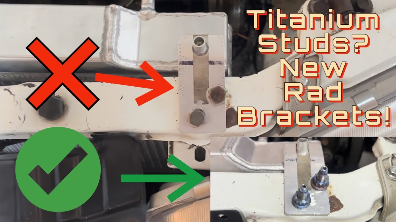 Making Custom Radiator Brackets For My Eagle Talon! - YouTube