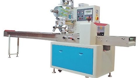 Food Pillow Packing Machine With PLC panel,  Date Code Printing and Nitrogen filling. Price For Sale