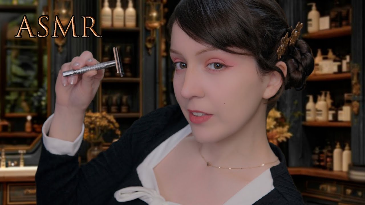 ⭐ASMR Barbería Antigua💈[Sub] Atención Personal para Caballeros