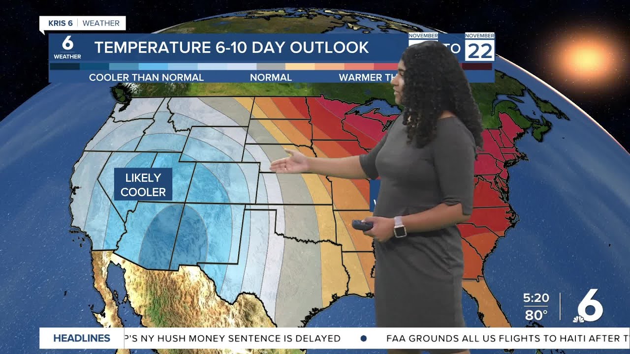 A couple more days of warm weather before the next cold front arrives ...