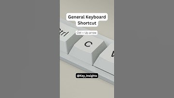 Ctrl + Up arrow - Keyboard Shortcut