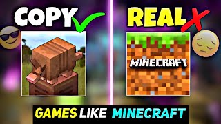 TOP 5 COPY GAMES LIKE MINECRAFT 1.20 JAVA EDITION 🤩 | BEST MINECRAFT COPY'S FOR ANDROID 🔥 |