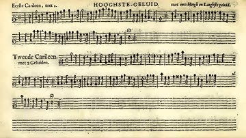 Tweede Carileen from the "Uitnemend Kabinet"  - recorder music