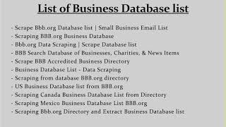 Scrape Arizona Business Data from BBB