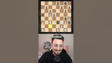 He sacrificed THE ROOKS