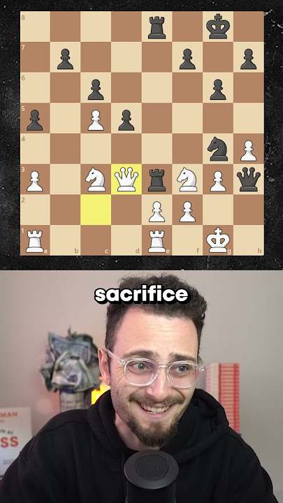 He sacrificed THE ROOKS
