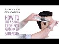 How to Cut a Short Cropped Haircut for Softness or Strength