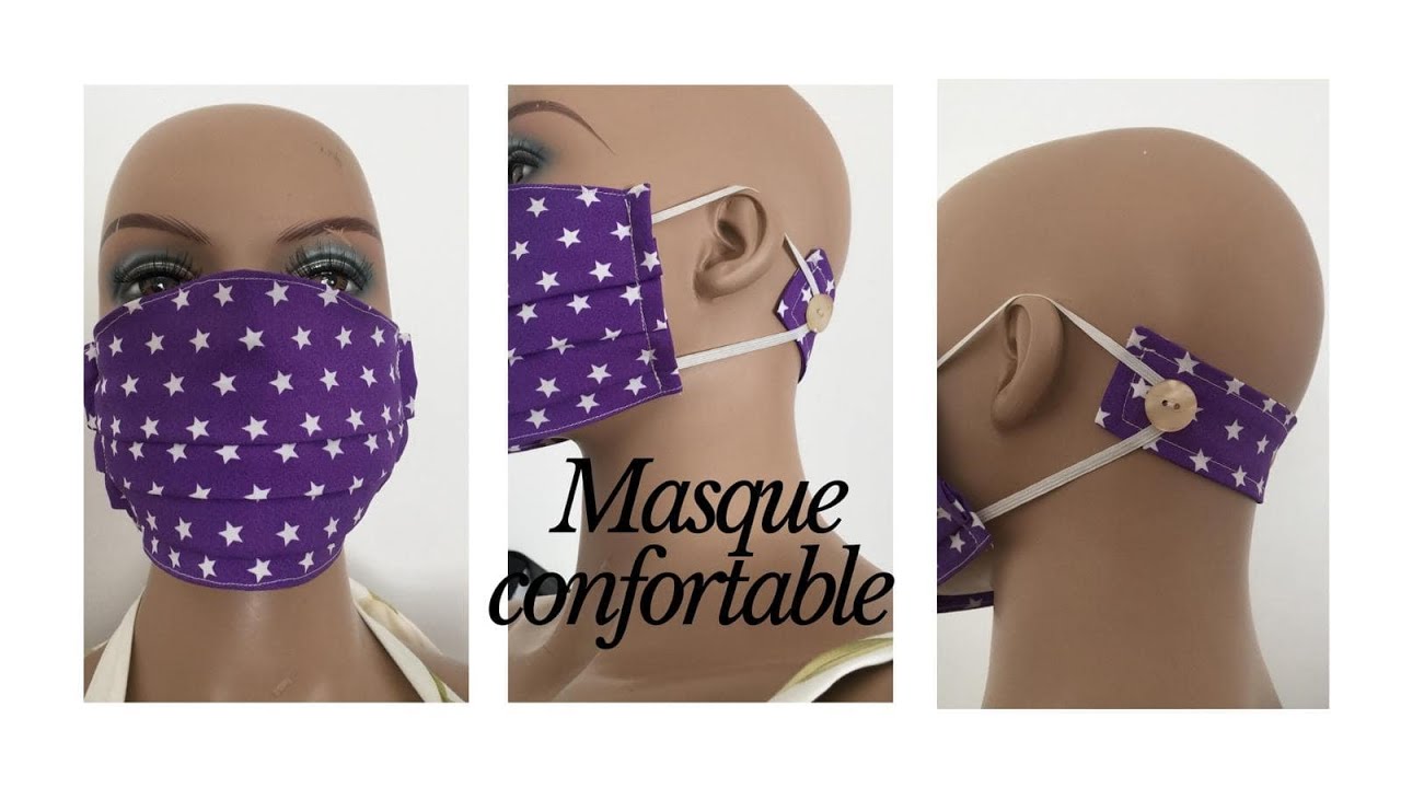 5 Masques Lavables Super Confortables – Réutilisables Et Doux Pour Le Visage