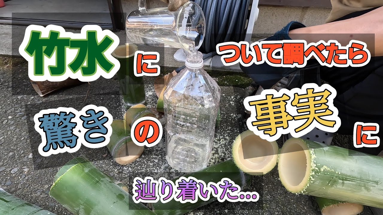 【竹水】について調べてみたら…驚きの事実に辿り着いた… - YouTube