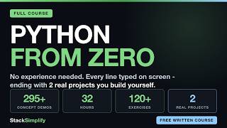 Python for Absolute Beginners - 2 Real Projects (2026)