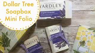 Dollar Tree Soapbox mini Folio-Tutorial