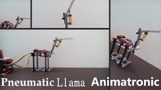Lego Pneumatic Animatronic Llama