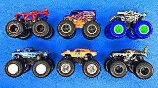 New Monster Trucks for Kids - Learn 2019 Hot Wheels Monster Truck Names &amp; Colors - Organic Learning