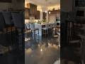 Luxury Metallic Epoxy Kitchen Floor Transformation ✨ #luxury #kitchen #shorts