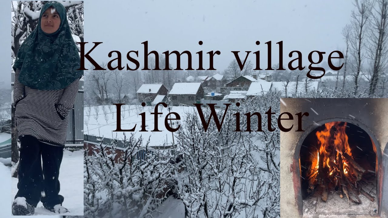 Kashmir Village Life in Winter| Snow| paradise | peaceful | beautiful 
