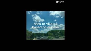 Hero or villan #mha #mhacommunity #animehumor #deku #mhaedit