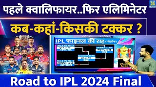 IPL Points Table 2024 : Playoff की पूरी Race समझिए | Qualifier | Eliminator | MI | CSK | RCB | Final