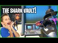 Opening the vault at the shark