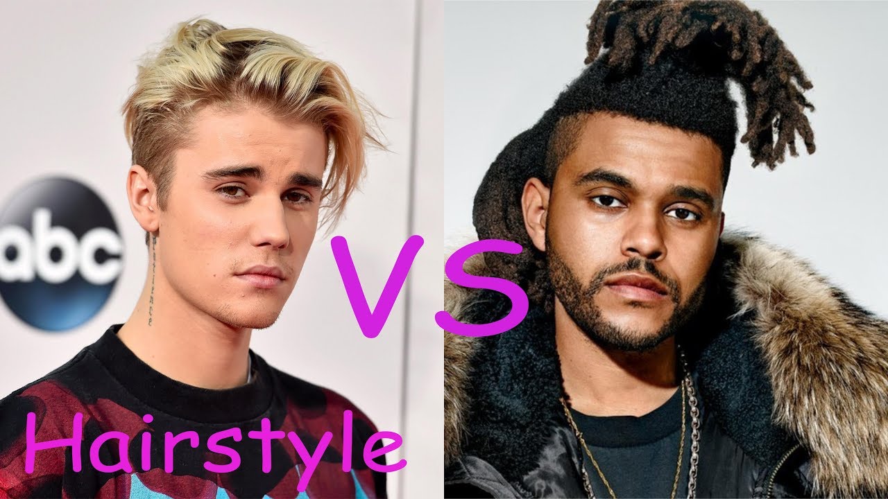 Justin Bieber Hairstyle Vs Weeknd Hairstyle 2018 Youtube