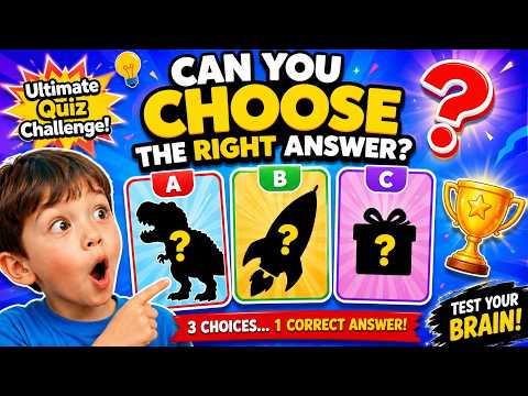 99% Kids Can't Get a Perfect Score! | Fun English Quiz Challenge 🎯| Can You Choose the Right Answer?