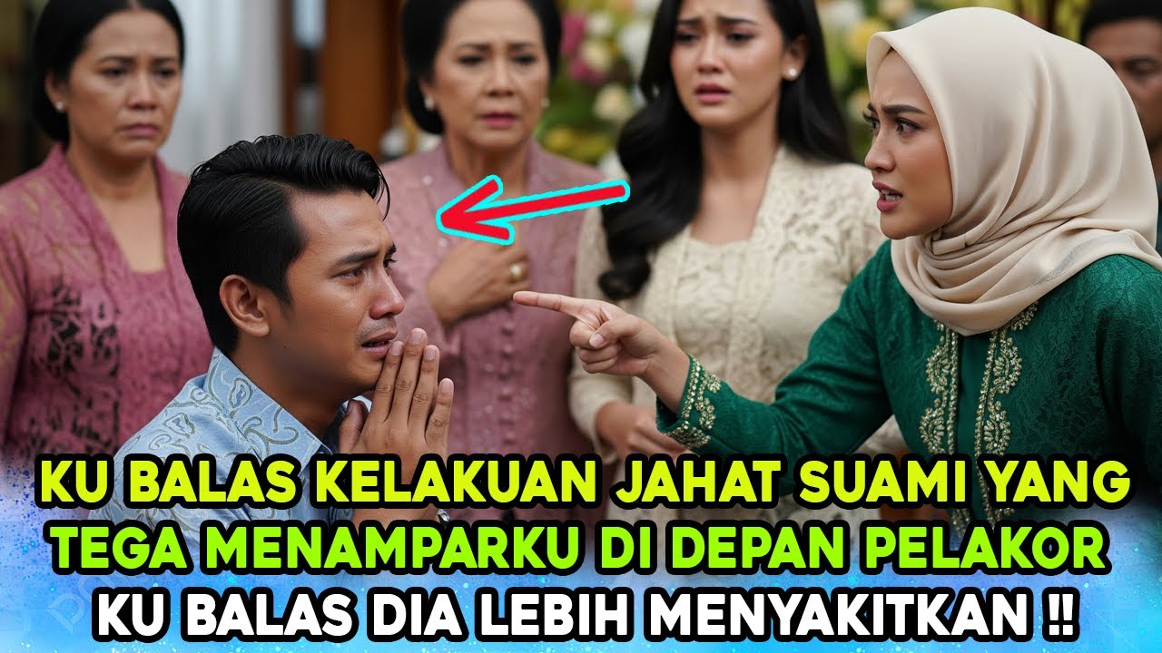 KU BALAS KELAKUAN JAHAT SUAMIKU YANG MENAMPARKU DI DEPAN PELAKOR #novelromantis #drama