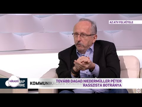 Tovább dagad Niedermüller Péter rasszista botránya