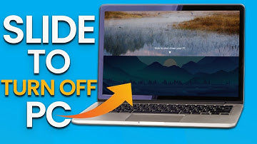 Slide to Shutdown Your PC | Windows 11 turn off with slide mode