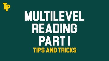 MULTILEVEL READING PART1 || TIPS & TRICKS #cefr  #multilevel #ielts #exam #mocktest