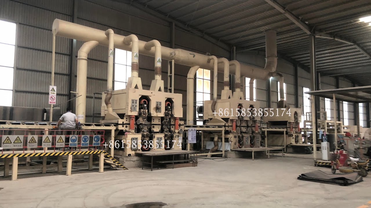 2+4+4 Sufoma sanding machine line for chipboard and MDF factory