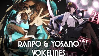 Ranpo & Yosano Voicelines from Bungo Tales