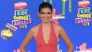 Sophia Woodward 2024 Kids' Choice Awards Orange Carpet