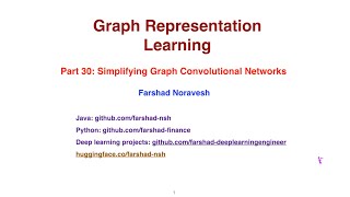 Part 30: simplifying graph convolutional networks