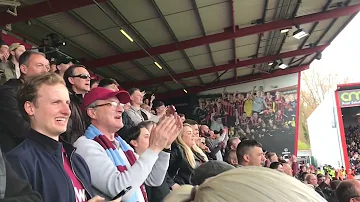 ONE MORE YEAR, ONE MORE YEAR DECLAN RICE | WEST HAM FANS SING TO RICE | BOURNEMOUTH 0-4 WEST HAM
