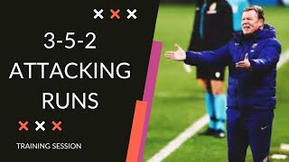 Soccer TACTICS - Attacking Runs in the 3-5-2