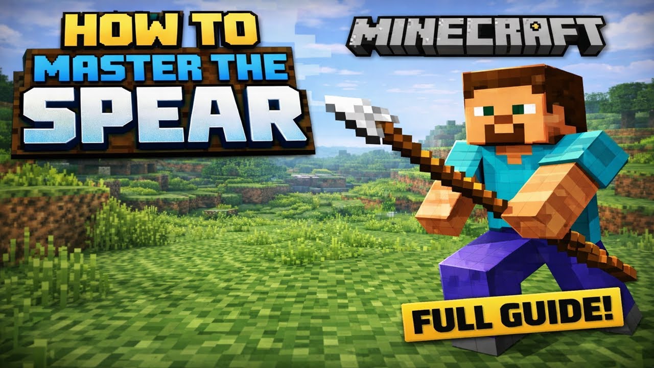 How to Master the Spear #minecraft #minecraftspear - YouTube