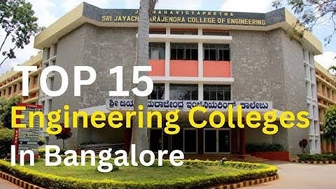 💥Top Engineering Colleges in Karnataka for 2025 || Top 15 best Engineering College || #2025 #kcet