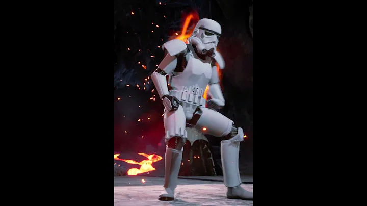 Stormtrooper  dancing THRILLER with Michael Jackson #short