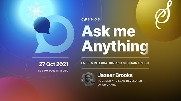 Cosmos Community AMA: Jazear Brooks from Sifchain