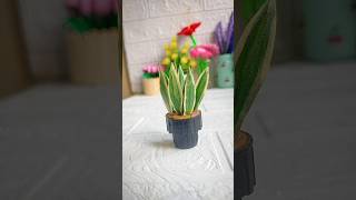 Diy Mini Artificial Plant/#Artificial Plant making /#shorts/#trending /#art/#crafts/#diy/#plant