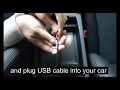 How to use AUX-USB adapter/converter for BMW