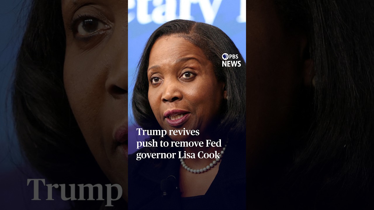 Trump revives push to remove Fed governor Lisa Cook